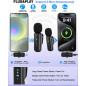Kit de Vlogging pour iPhone/Android avec Microphone Sans Fil, Trépieds, Lumière RGB pour YouTube & TikTok Kit de Vlogging pour iPhone/Android avec Microphone Sans Fil, Trépieds, Lumière RGB pour YouTube & TikTok