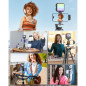 Vlogging Kit for iPhone/Android with Wireless Mic, Tripods, RGB Fill Light – YouTube & TikTok Starter Pack Vlogging Kit for iPhone/Android with Wireless Mic, Tripods, RGB Fill Light – YouTube & TikTok Starter Pack