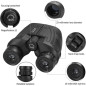 Occer 12x25 Compact Waterproof Binoculars with Large Eyepiece, Low Light Vision & Easy Focus for Outdoor Use