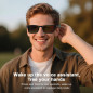 Smart Waterproof Bluetooth Glasses with Voice Assistant, Polarized Lenses & Open-Ear Speaker for Men & Women Smart Waterproof Bluetooth Glasses with Voice Assistant, Polarized Lenses & Open-Ear Speaker for Men & Women