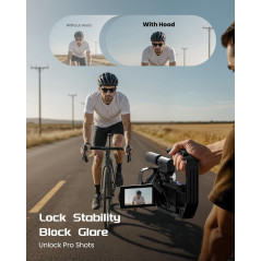 Caméra 5K UHD 64MP Vlogging avec Écran Tactile 270° & WiFi