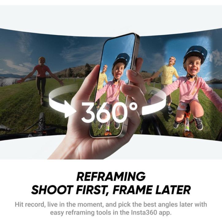 Insta360 X4 Air Starter Bundle – Lightweight 165g 8K 360 Camera with Invisible Selfie Stick & AI App Insta360 X4 Air Starter Bundle – Lightweight 165g 8K 360 Camera with Invisible Selfie Stick & AI App