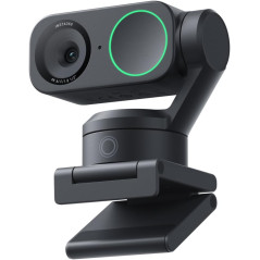 Insta360 Link 2 PTZ 4K Webcam with 1/2 Sensor, AI Tracking, HDR, Noise-Canceling Mic & Gesture Control for PC/Mac