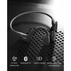 Casque SHOKZ OpenRun Bluetooth Sans Fil Sport Résistant à la Sueur