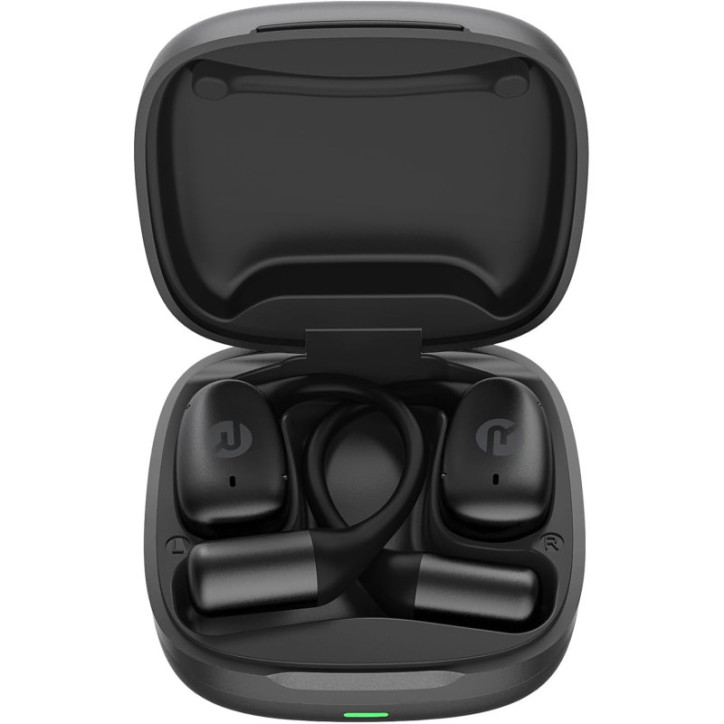 Raycon Essential Open Earbuds – True Wireless Bluetooth 6.0, Ultra-Lightweight, IPX4, 36H Battery (Black)