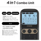 Appareil 4 en 1 TENS & EMS Thérapie, Soulagement Douleur, Rechargeable, 12 Électrodes, Certifié FDA Appareil 4 en 1 TENS & EMS Thérapie, Soulagement Douleur, Rechargeable, 12 Électrodes, Certifié FDA