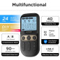 Appareil 4 en 1 TENS & EMS Thérapie, Soulagement Douleur, Rechargeable, 12 Électrodes, Certifié FDA Appareil 4 en 1 TENS & EMS Thérapie, Soulagement Douleur, Rechargeable, 12 Électrodes, Certifié FDA