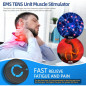 Mini Massager Rechargeable TENS Unit Stimulateur Musculaire EMS Soulagement Douleur Dos, Cou, Bras Mini Massager Rechargeable TENS Unit Stimulateur Musculaire EMS Soulagement Douleur Dos, Cou, Bras