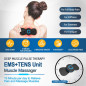 Mini Massager Rechargeable TENS Unit Stimulateur Musculaire EMS Soulagement Douleur Dos, Cou, Bras Mini Massager Rechargeable TENS Unit Stimulateur Musculaire EMS Soulagement Douleur Dos, Cou, Bras