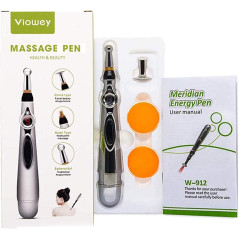 Stylo Acupuncture Électrique 3-en-1 pour Soulagement Douleur