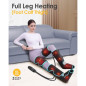 Appareil de massage jambes avec chaleur, compression air, 3 intensités, 6 modes – soulage douleur & gonflement Appareil de massage jambes avec chaleur, compression air, 3 intensités, 6 modes – soulage douleur & gonflement