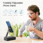 TechGlow Foldable Cellphone Stand with Bluetooth Speaker & Power Bank – Cool Tech Gift for Men, Women & Teens TechGlow Foldable Cellphone Stand with Bluetooth Speaker & Power Bank – Cool Tech Gift for Men, Women & Teens