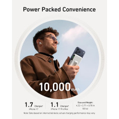 Anker MagGo Power Bank 15W Qi2 Ultra-Rapide 10,000mAh iPhone