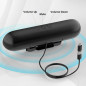 Haut-parleur PC Noir avec Son Puissant, Contrôle Volume, Fixation Écran, Adaptateur USB-C Inclus Haut-parleur PC Noir avec Son Puissant, Contrôle Volume, Fixation Écran, Adaptateur USB-C Inclus