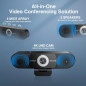EMEET C980 PRO Webcam 4K 3-en-1 avec Micro, Haut-parleurs, Angle 60°-98°, 4 Micros antibruit, Couverture magnétique EMEET C980 PRO Webcam 4K 3-en-1 avec Micro, Haut-parleurs, Angle 60°-98°, 4 Micros antibruit, Couverture magnétique