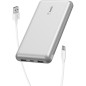 Belkin Power Bank 20000 mAh USB-C 15W, 1 USB-C + 2 USB-A, câble Type-C vers Type-A, Argent Belkin Power Bank 20000 mAh USB-C 15W, 1 USB-C + 2 USB-A, câble Type-C vers Type-A, Argent