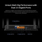 Routeur Wi-Fi 7 TP-Link Archer BE230 Dual-Band 4-Stream, 2.5G+3x1G ports, USB 3.0, VPN, EasyMesh, HomeShield Routeur Wi-Fi 7 TP-Link Archer BE230 Dual-Band 4-Stream, 2.5G+3x1G ports, USB 3.0, VPN, EasyMesh, HomeShield