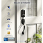 Veise VE017 Serrure Intelligente Empreinte Digitale, Contrôle Appli, Accès Sans Clé 7-en-1, Verrou Auto, Écran Tactile, Noir Mat Veise VE017 Serrure Intelligente Empreinte Digitale, Contrôle Appli, Accès Sans Clé 7-en-1, Verrou Auto, Écran Tactile, Noir Mat