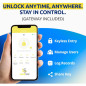 LOCKSTAR® Smart Door Lock – Keyless Entry with App, Fingerprint, Keypad, Card FOB, Key & Smart Home Compatible LOCKSTAR® Smart Door Lock – Keyless Entry with App, Fingerprint, Keypad, Card FOB, Key & Smart Home Compatible