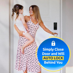 LOCKSTAR® Smart Keyless Door Lock – Fingerprint, APP, Keypad, Key