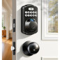 Veise Matte Black Fingerprint Door Lock with Keyless Entry, Electronic Keypad, Auto-Locking & Waterproof Veise Matte Black Fingerprint Door Lock with Keyless Entry, Electronic Keypad, Auto-Locking & Waterproof