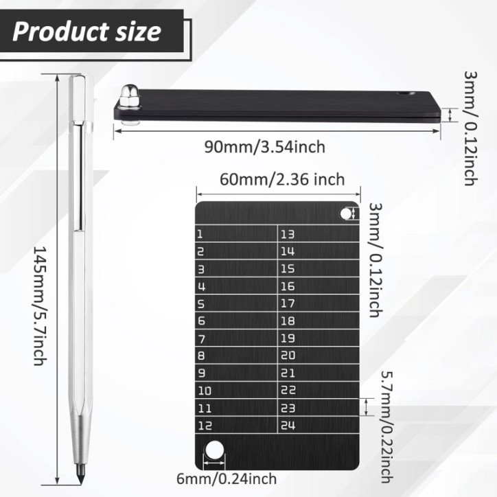Hotop 2 Portefeuilles Crypto + 1 Stylo Marqueur Métal, Stockage Froid Compatible Bip39 (Noir) Hotop 2 Portefeuilles Crypto + 1 Stylo Marqueur Métal, Stockage Froid Compatible Bip39 (Noir)