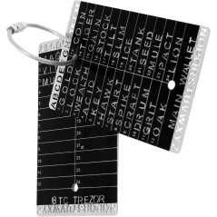 Backup Crypto Steel Wallet – Gravure Précise pour Bitcoin
