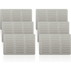 6-Plate Steel Crypto Wallet - Durable Bitcoin & Cryptocurrency Seed Storage Cold Backup Tool