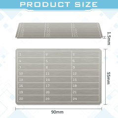 Porte-feuille crypto acier 6 plates - stockage sécurisé Bitcoin