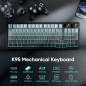 RedThunder K95 Wireless Mechanical Keyboard with TFT Screen, Knob, RGB, Trip-Modes, Hot-Swap, Pre-Lubed Switches RedThunder K95 Wireless Mechanical Keyboard with TFT Screen, Knob, RGB, Trip-Modes, Hot-Swap, Pre-Lubed Switches