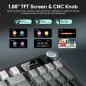 RedThunder K95 Wireless Mechanical Keyboard with TFT Screen, Knob, RGB, Trip-Modes, Hot-Swap, Pre-Lubed Switches RedThunder K95 Wireless Mechanical Keyboard with TFT Screen, Knob, RGB, Trip-Modes, Hot-Swap, Pre-Lubed Switches