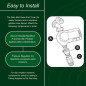 Rain Bird 1ZEHTMRP Premium Electronic Hose End Timer, One Zone, Battery Operated, Brass Inlet/Outlet Rain Bird 1ZEHTMRP Premium Electronic Hose End Timer, One Zone, Battery Operated, Brass Inlet/Outlet