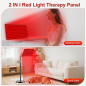 Red Light & Infrared Therapy Lamp with Adjustable Stand, 660nm & 850nm LEDs for Body & Face Wellness Red Light & Infrared Therapy Lamp with Adjustable Stand, 660nm & 850nm LEDs for Body & Face Wellness