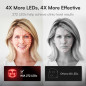 Masque LED Rouge INIA Thérapie Lumineuse Visage Rechargeable Ergonomique pour Maison & Voyage
