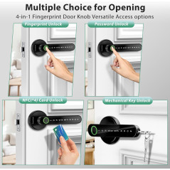 Fingerprint Door Lock Biometric Keypad Keyless Entry for Home & Office