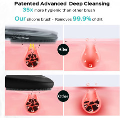 Brosse Nettoyante Visage COSLUS Silicone Étanche Rechargeable