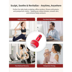 Lymphatic Drainage & Anti-Cellulite Massager with Heat, Light & Vibration
