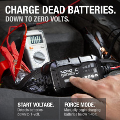 NOCO GENIUS5 Smart Battery Charger – 5A, 6V/12V, Automatic Maintainer