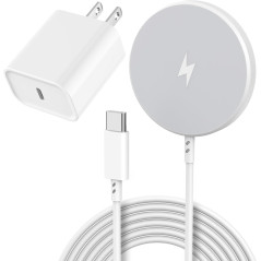 Chargeur Sans Fil Magnétique Apple MagSafe 15W - Certifié MFi