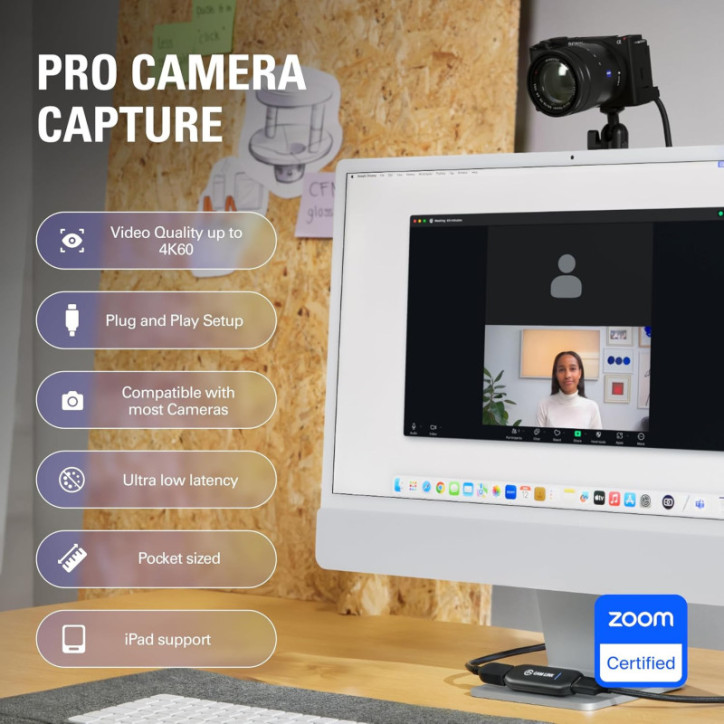 Elgato Cam Link 4K – HDMI to USB 3.0 External Capture Card for DSLR, Camcorder, ActionCam, Streaming & Recording Elgato Cam Link 4K – HDMI to USB 3.0 External Capture Card for DSLR, Camcorder, ActionCam, Streaming & Recording