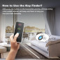 Wireless Key Finder with LED Light - 4 Receivers & Remote, Easy Tracker for Keys, Phones, Wallets & Remotes Wireless Key Finder with LED Light - 4 Receivers & Remote, Easy Tracker for Keys, Phones, Wallets & Remotes