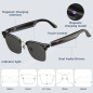 Lunettes de Soleil Intelligentes AI, Traduction 110+ Langues, Bluetooth, UV400, Commande Vocale, Noir Lunettes de Soleil Intelligentes AI, Traduction 110+ Langues, Bluetooth, UV400, Commande Vocale, Noir