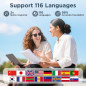 AI Smart Sunglasses with Translation, UV400, Bluetooth Speaker, Voice Control & Hands-Free Calling – Black AI Smart Sunglasses with Translation, UV400, Bluetooth Speaker, Voice Control & Hands-Free Calling – Black