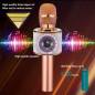 BONAOK Wireless Bluetooth Karaoke Microphone 3-in-1 Portable Speaker Mic for Home Party Q37 Rose Gold BONAOK Wireless Bluetooth Karaoke Microphone 3-in-1 Portable Speaker Mic for Home Party Q37 Rose Gold