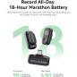 Microphone sans fil Hollyland Lark A1 pour iPhone & Android, 48kHz/24-bit, anti-bruit 3 niveaux, USB-C (2TX)