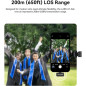 Microphone sans fil Hollyland Lark A1 pour iPhone & Android, 48kHz/24-bit, anti-bruit 3 niveaux, USB-C (2TX)