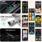 Fitness Tracker with Heart Rate, Step, Sleep Monitor, Waterproof Pedometer Watch for Women & Men Fitness Tracker with Heart Rate, Step, Sleep Monitor, Waterproof Pedometer Watch for Women & Men