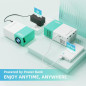 Mini Projecteur Portable LED pour Film en Plein Air, Compatible Smartphone, Tablette, PC, PS, USB
