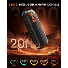 Rechargeable AI Hand Warmers 2 Pack - 6000mAh Portable Pocket Heater