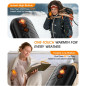 Chauffe-mains électrique rechargeable 2 pcs 6000mAh, 5 niveaux, lumineux, portable, cadeau idéal outdoor Chauffe-mains électrique rechargeable 2 pcs 6000mAh, 5 niveaux, lumineux, portable, cadeau idéal outdoor